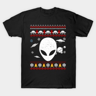 Men's Alien Ugly Christmas T-Shirt